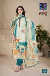 Royal Gold Vol 1 By Rahi Heavy Cambric Cotton Fancy Organic Print With Hand Work  Dress Material Wholesale Market In Surat